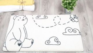 Коврик для ванной Fixsen Teddy Air  белый 50х80см (FX-6001T)